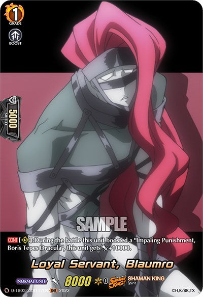 Image of Loyal Servant, Blaumro (D-TB03/SKR117EN) [Shaman King]