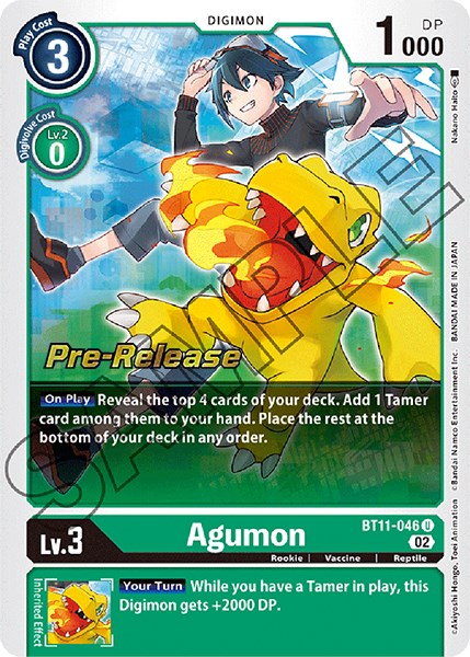 Image of Agumon [BT11-046] [Dimensional Phase Pre-Release Promos]