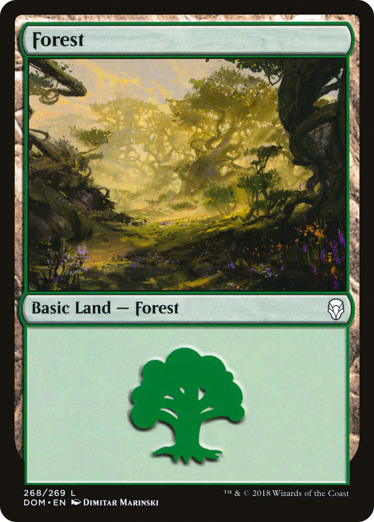 Image of Forest (268) [Dominaria]