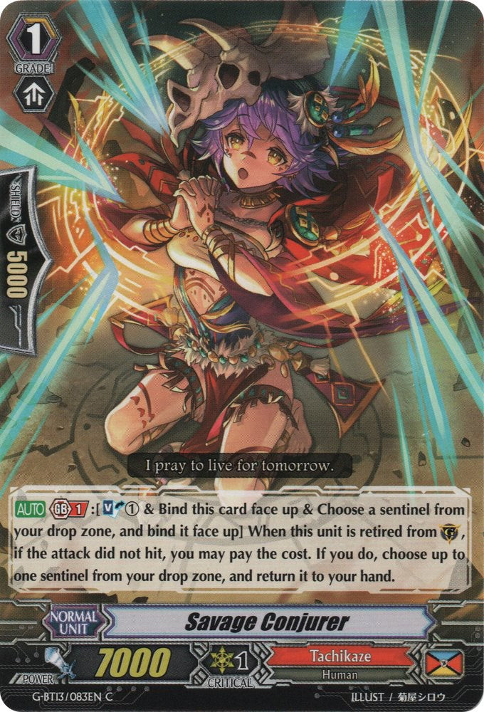 Image of Savage Conjuror (G-BT13/083EN) [Ultimate Stride]