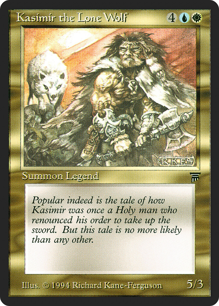 Image of Kasimir the Lone Wolf [Legends]