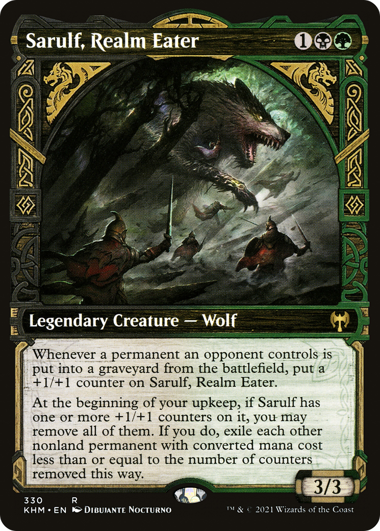 Image of Sarulf, Realm Eater (Showcase) [Kaldheim]