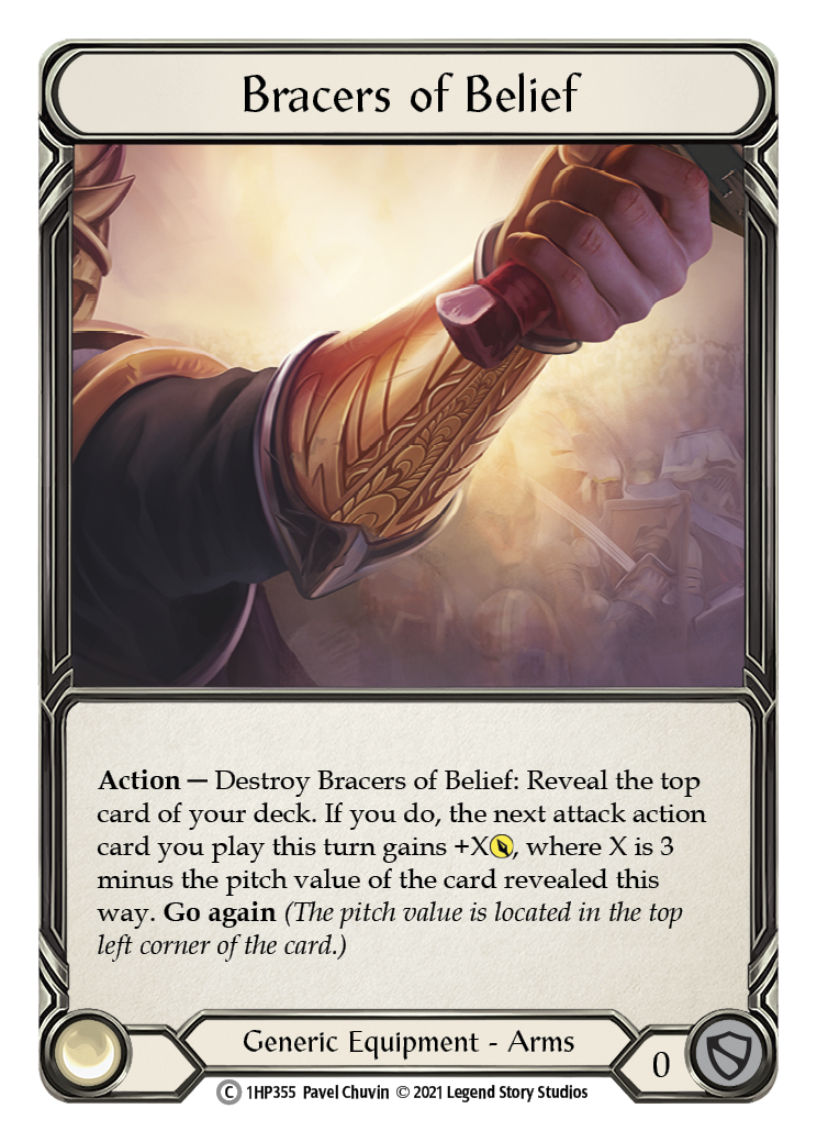 Image of Bracers of Belief [1HP355] (History Pack 1)