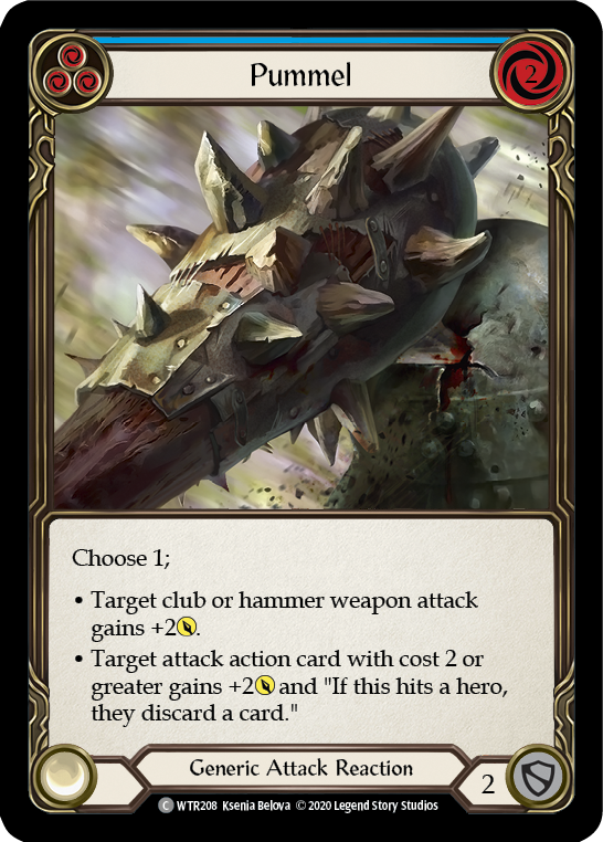 Image of Pummel (Blue) [U-WTR208] (Welcome to Rathe Unlimited)  Unlimited Normal