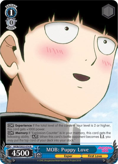 Image of MOB: Puppy Love (MOB/SX02-074 R) [Mob Psycho 100]