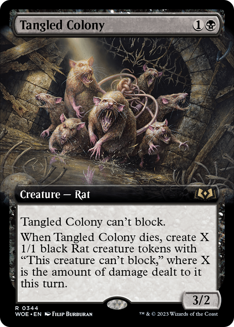 Image of Tangled Colony (Extended Art) [Wilds of Eldraine]