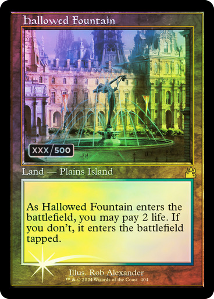 Image of Hallowed Fountain (Retro) (Serialized) [Ravnica Remastered]
