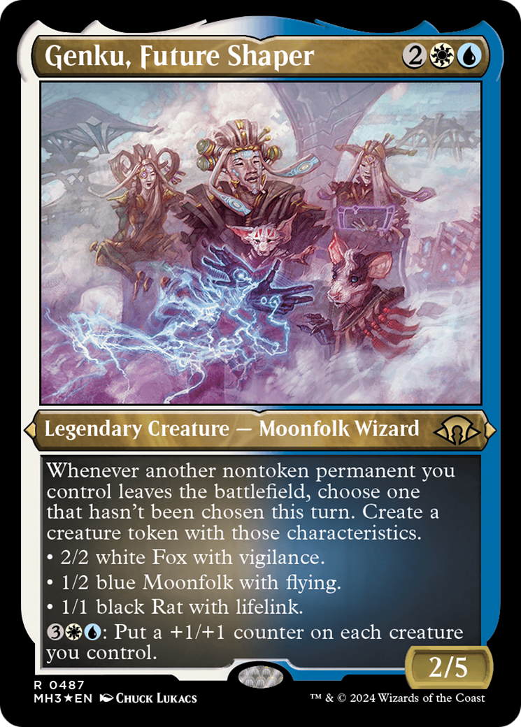Image of Genku, Future Shaper (Foil Etched) [Modern Horizons 3]