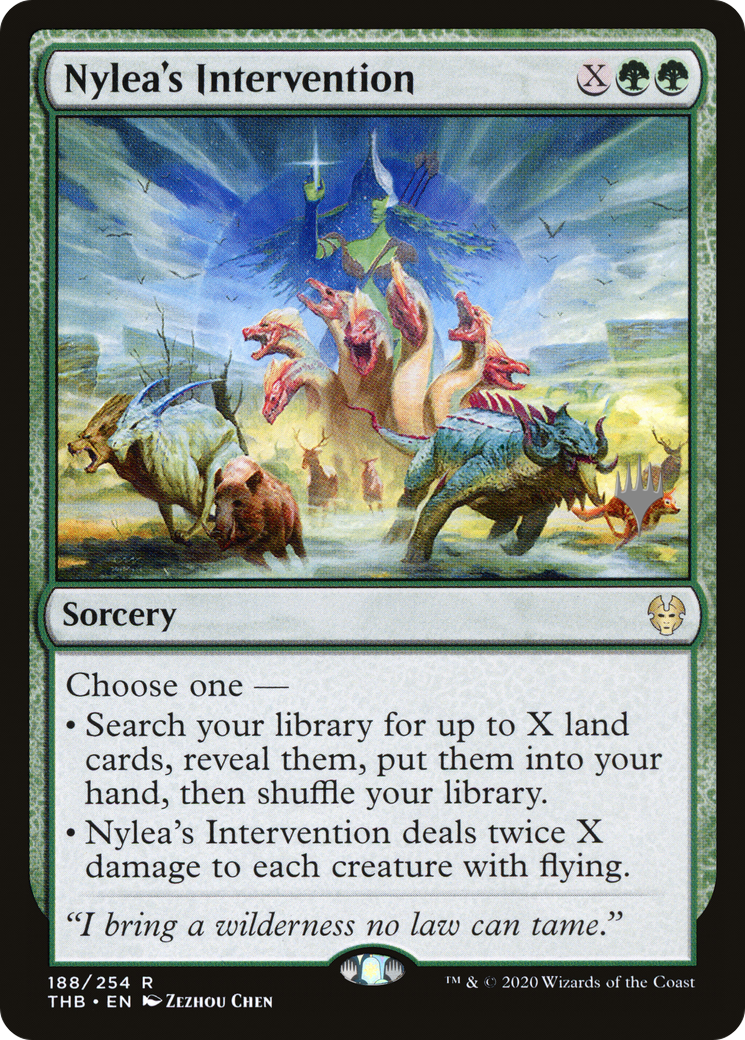 Image of Nylea's Intervention (Promo Pack) [Theros Beyond Death Promos]