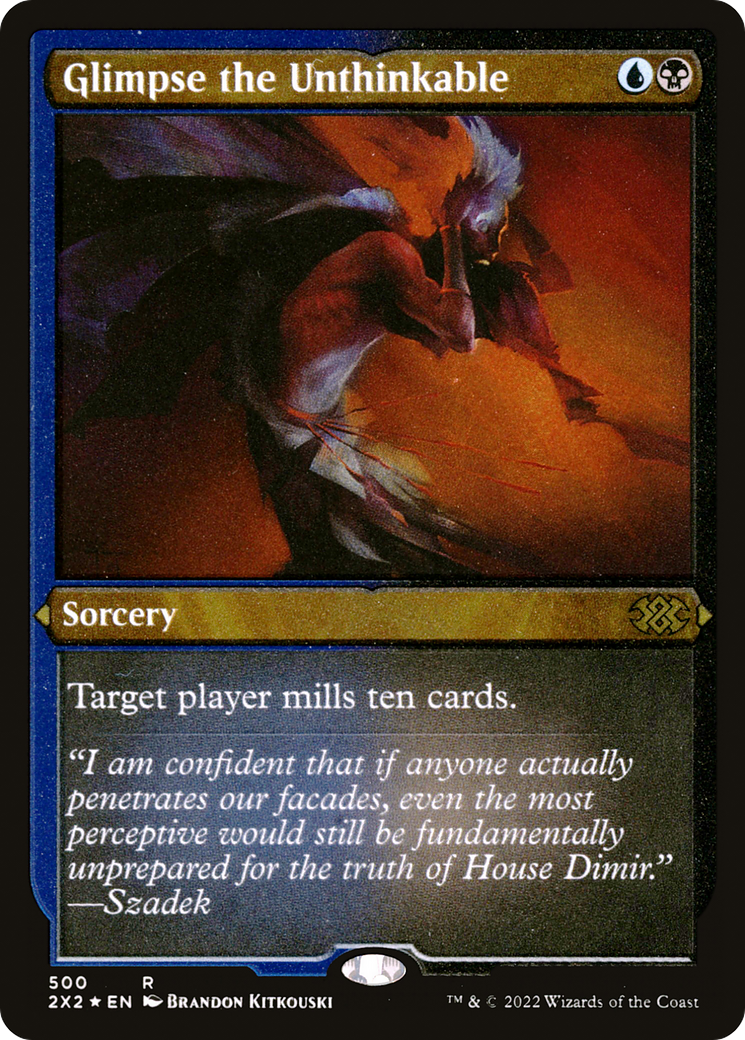 Image of Glimpse the Unthinkable (Foil Etched) [Double Masters 2022]