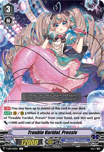 Image of Trouble Varidol, Pressiv (V-EB11/033EN) [Crystal Melody]