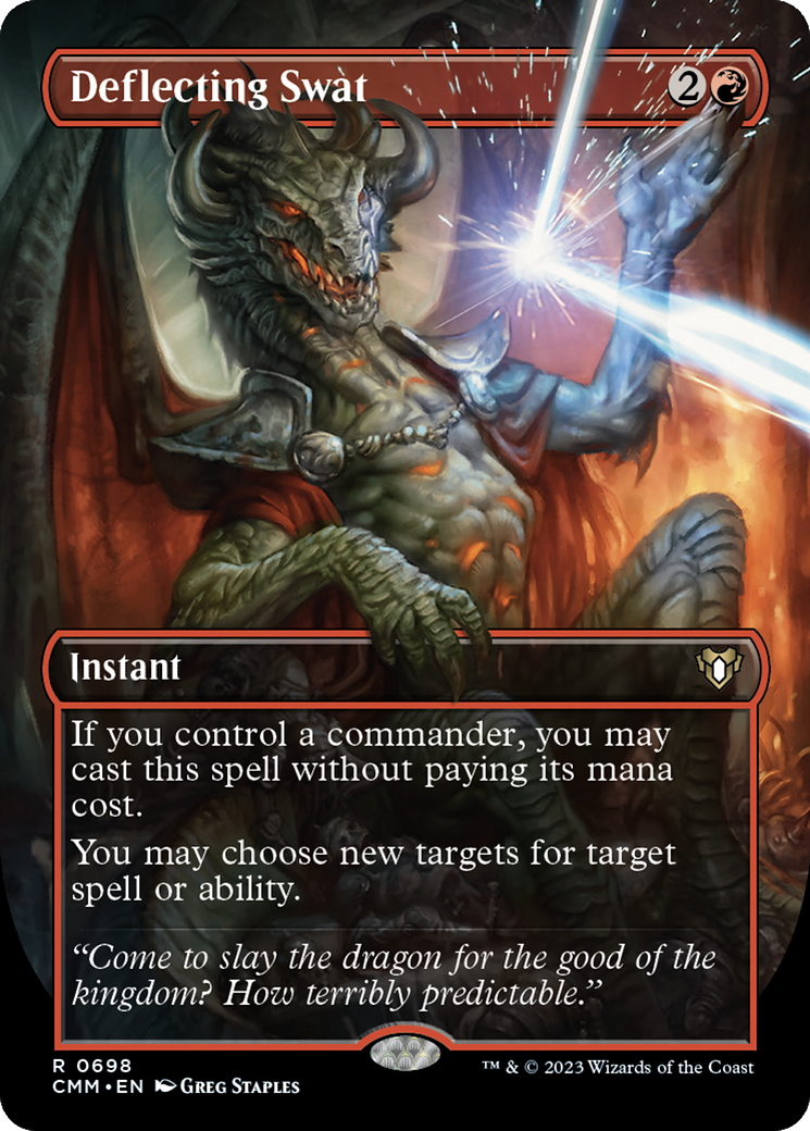 Image of Deflecting Swat (Borderless Alternate Art) [Commander Masters]