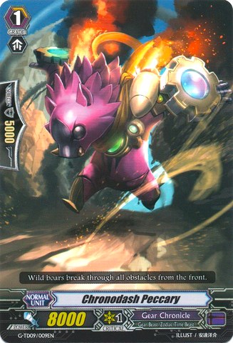 Image of Chronodash Peccary (G-TD09/009EN) [True Zodiac Time Beasts]