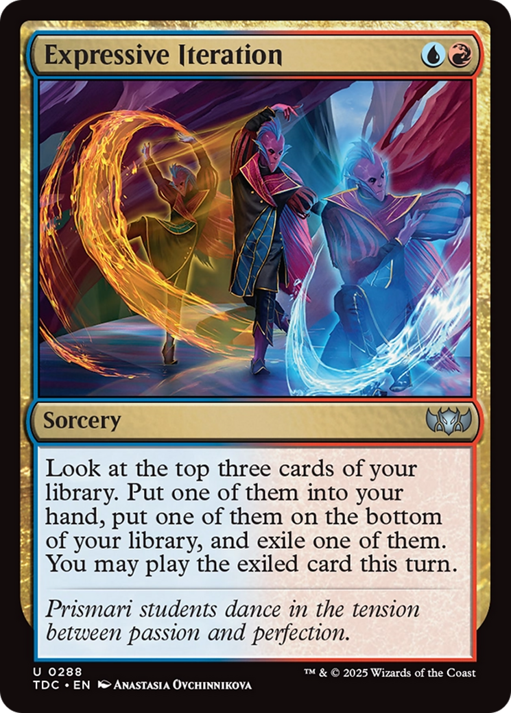 Image of Expressive Iteration [Tarkir: Dragonstorm Commander]