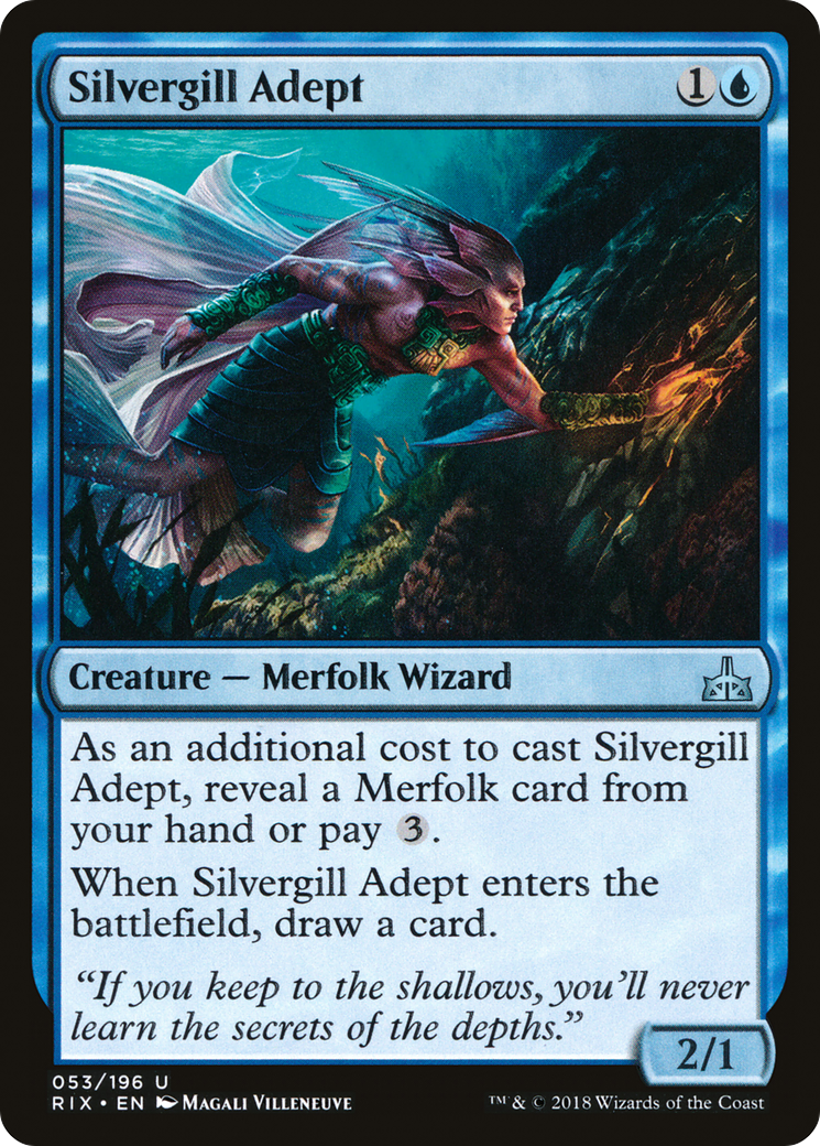 Image of Silvergill Adept [Rivals of Ixalan]