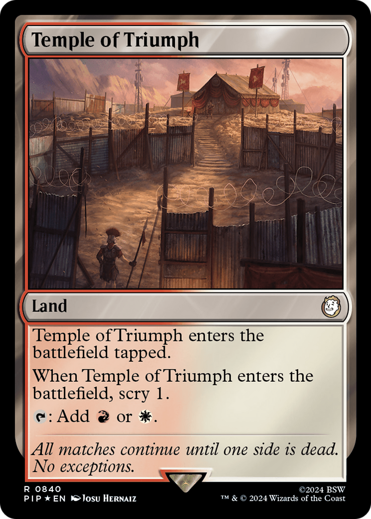 Image of Temple of Triumph (Surge Foil) [Fallout]