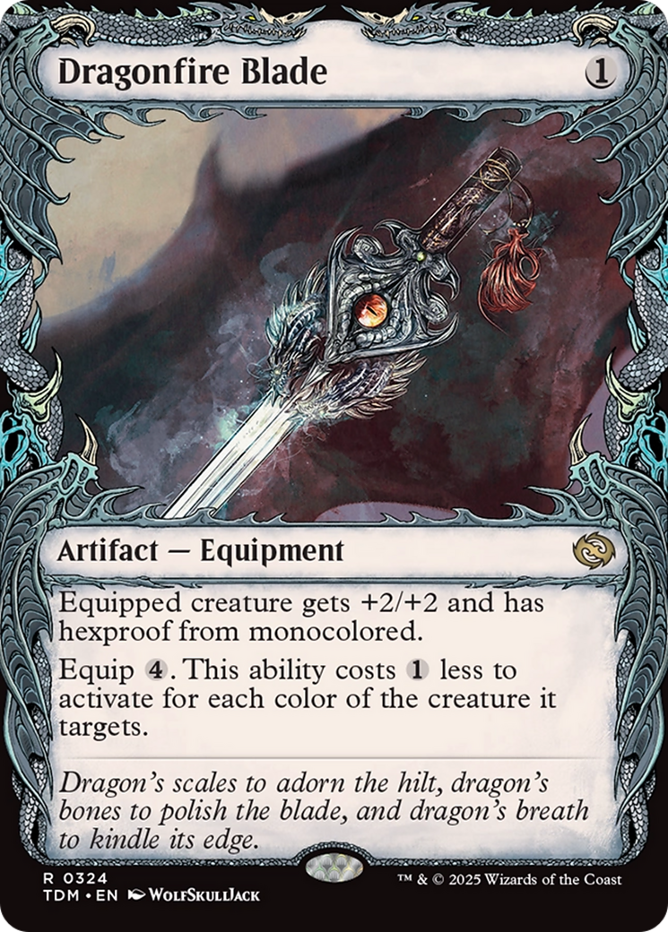 Image of Dragonfire Blade (Showcase) [Tarkir: Dragonstorm]