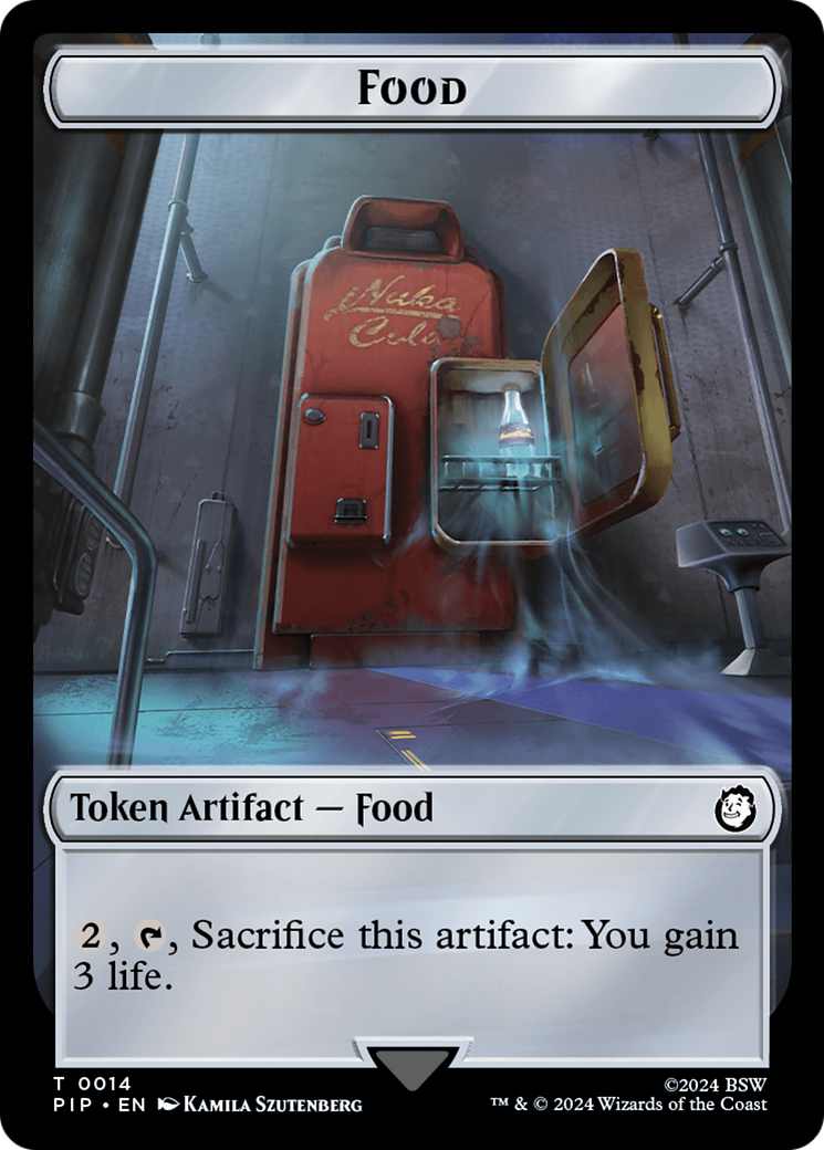 Image of Food (0014) // Soldier (0010) Double-Sided Token [Fallout Tokens]