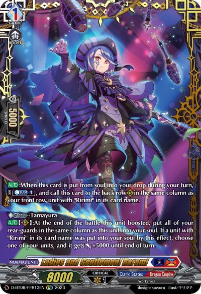 Image of Ladies and Gentlemen! Rarami (D-BT08/FFR13EN) [Minerva Rising]
