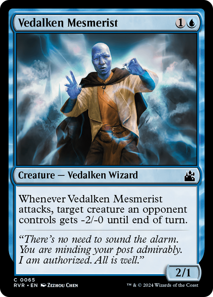 Image of Vedalken Mesmerist [Ravnica Remastered]