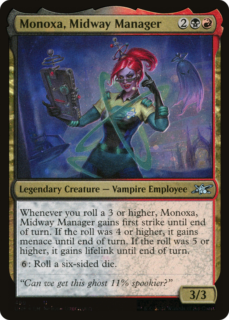 Image of Monoxa, Midway Manager (Galaxy Foil) [Unfinity]