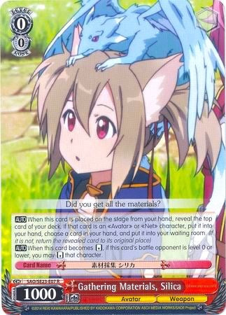 Image of Gathering Materials, Silica (SAO/SE23-E07 R) [Sword Art Online II]