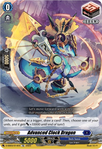 Image of Advanced Clock Dragon (D-SS03/014) [Stride Deckset -Chronojet-]