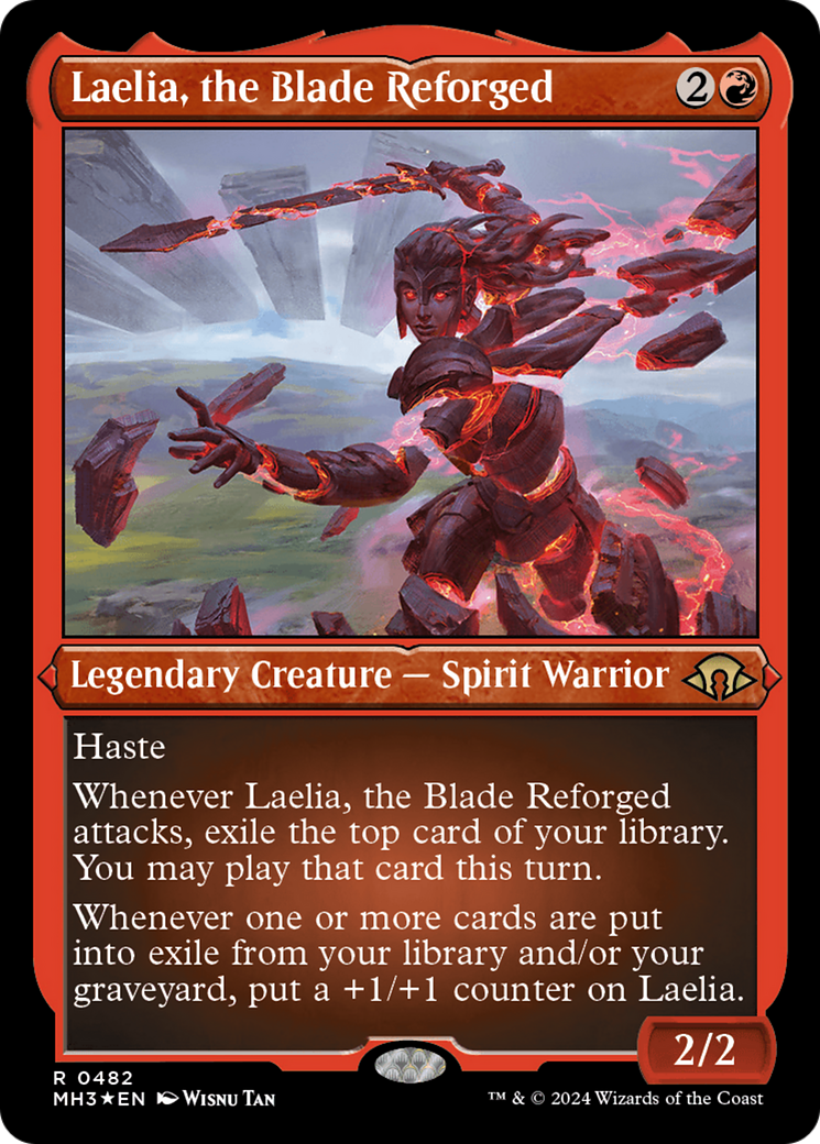 Image of Laelia, the Blade Reforged (Foil Etched) [Modern Horizons 3]