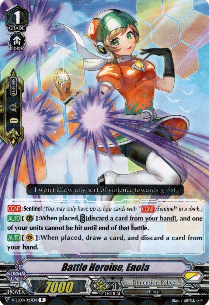 Image of Battle Heroine, Enola (V-EB08/023EN) [My Glorious Justice]