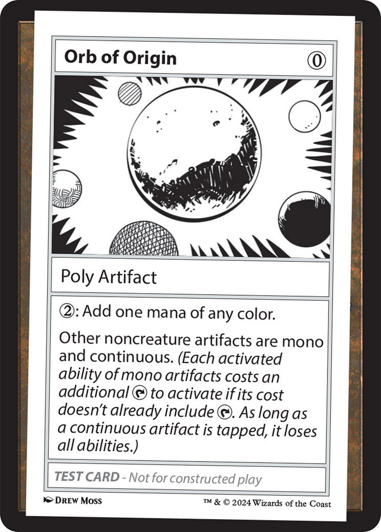 Image of Orb of Origin [Mystery Booster 2 Playtest Cards]