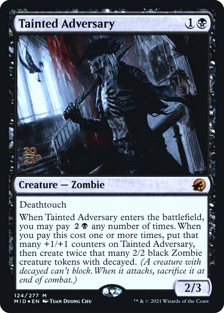 Image of Tainted Adversary [Innistrad: Midnight Hunt Prerelease Promos]