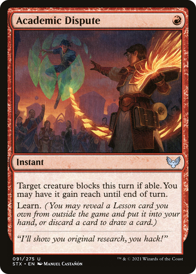 Image of Academic Dispute [Strixhaven: School of Mages]