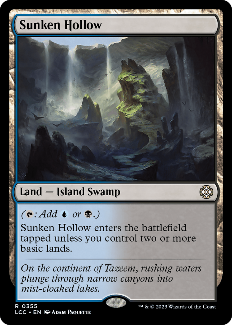 Image of Sunken Hollow [The Lost Caverns of Ixalan Commander]