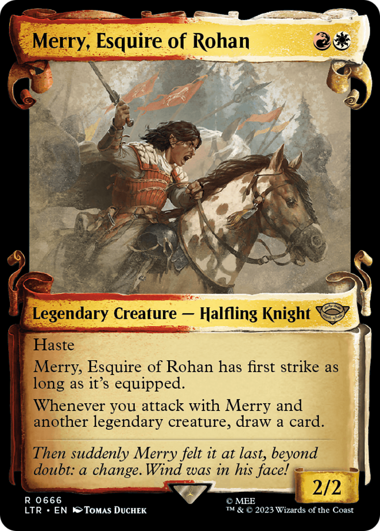 Image of Merry, Esquire of Rohan [The Lord of the Rings: Tales of Middle-Earth Showcase Scrolls]