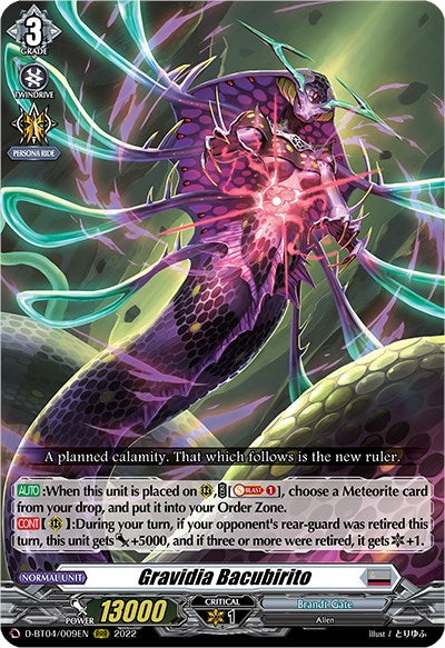 Image of Gravidia Bacubirito (D-BT04/009EN) [Awakening of Chakrabarthi]