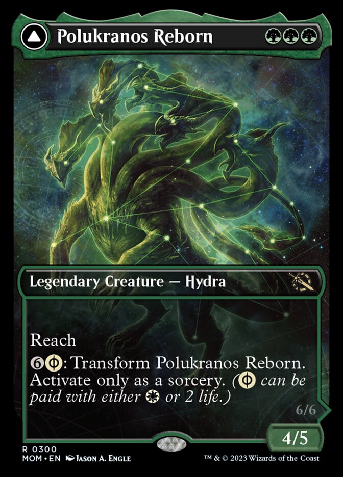 Image of Polukranos Reborn // Polukranos, Engine of Ruin (Showcase Planar Booster Fun) [March of the Machine]