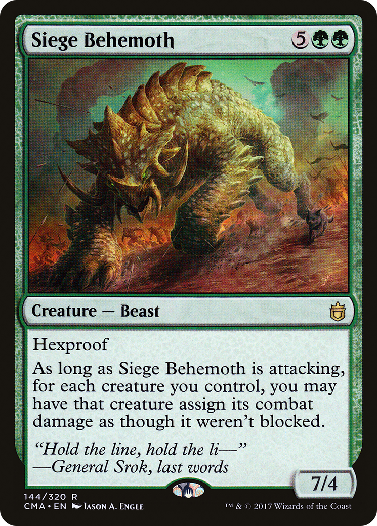 Image of Siege Behemoth [Commander Anthology]