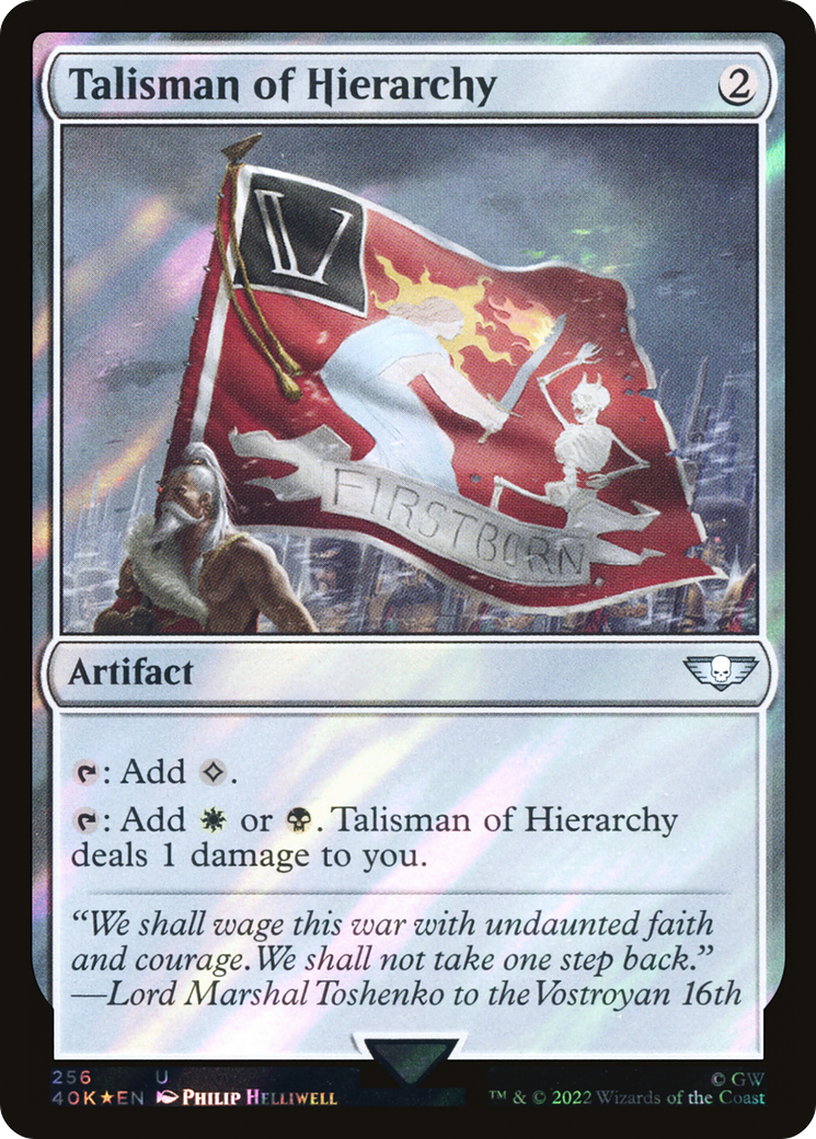 Image of Talisman of Hierarchy (Surge Foil) [Warhammer 40,000]