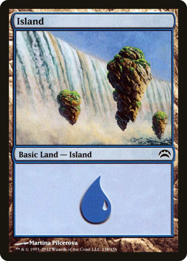 Image of Island (138) (PC2-138) - Planechase 2012 Foil