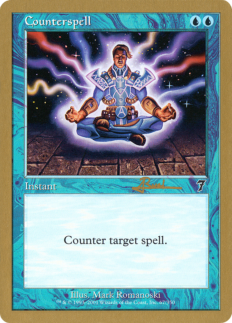 Image of Counterspell (Antoine Ruel) (7ED) [World Championship Decks 2001]