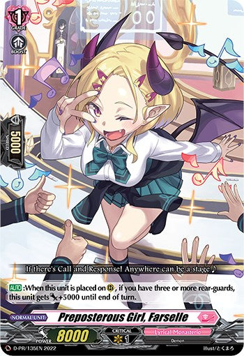 Image of Preposterous Girl, Farselle (D-PR/135EN) [D Promo Cards]