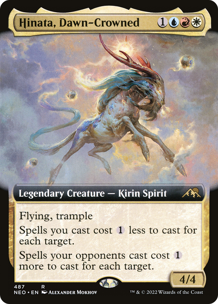 Image of Hinata, Dawn-Crowned (Extended Art) [Kamigawa: Neon Dynasty]