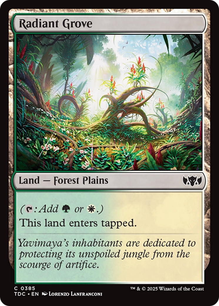 Image of Radiant Grove [Tarkir: Dragonstorm Commander]