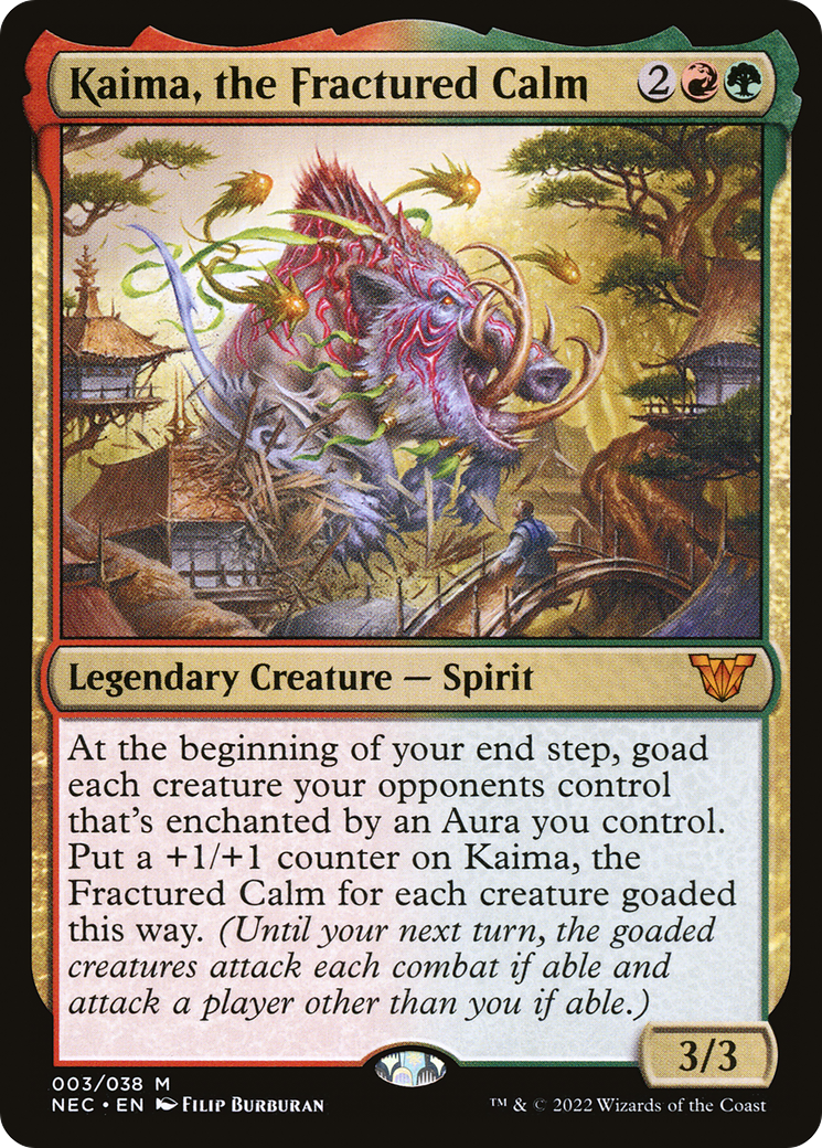 Image of Kaima, the Fractured Calm [Kamigawa: Neon Dynasty Commander]