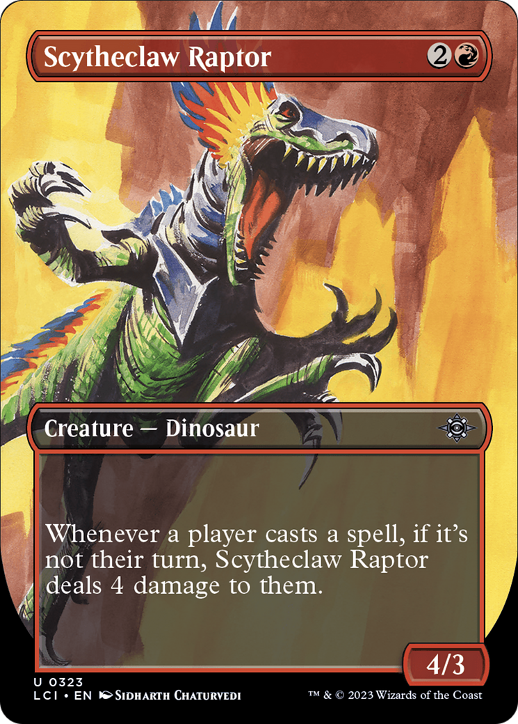 Image of Scytheclaw Raptor (Borderless) [The Lost Caverns of Ixalan]