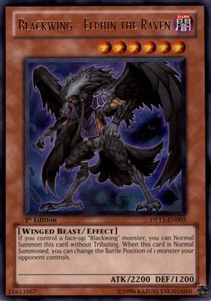 Image of Blackwing - Elphin the Raven [DP11-EN005] Rare