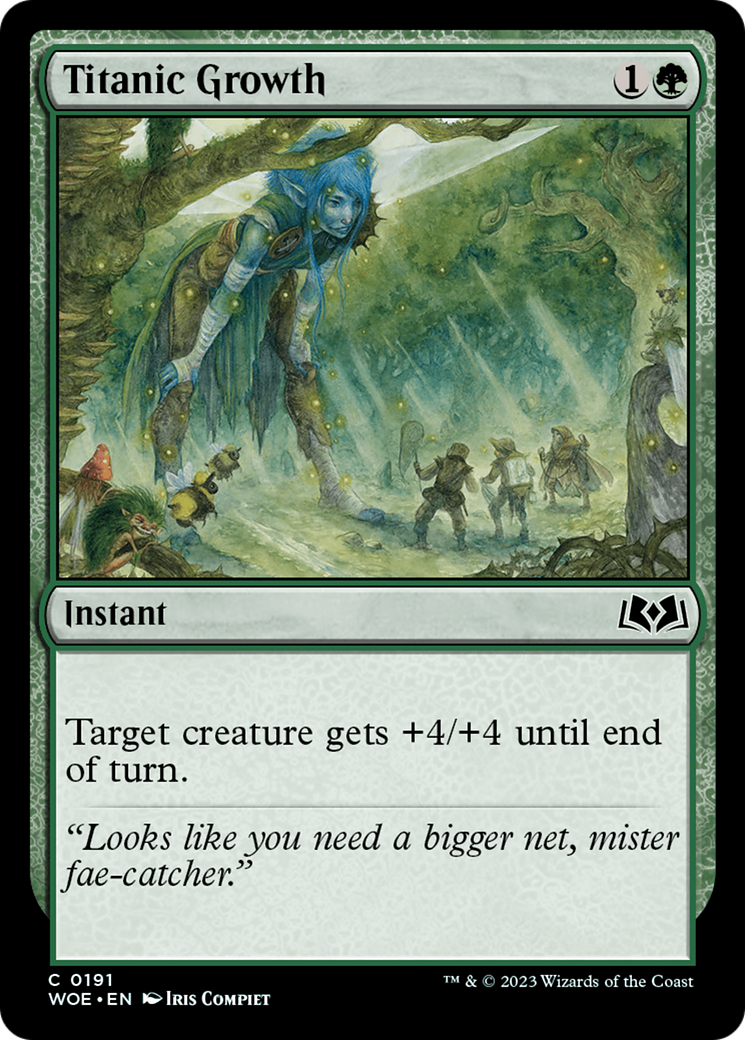 Image of Titanic Growth [Wilds of Eldraine]