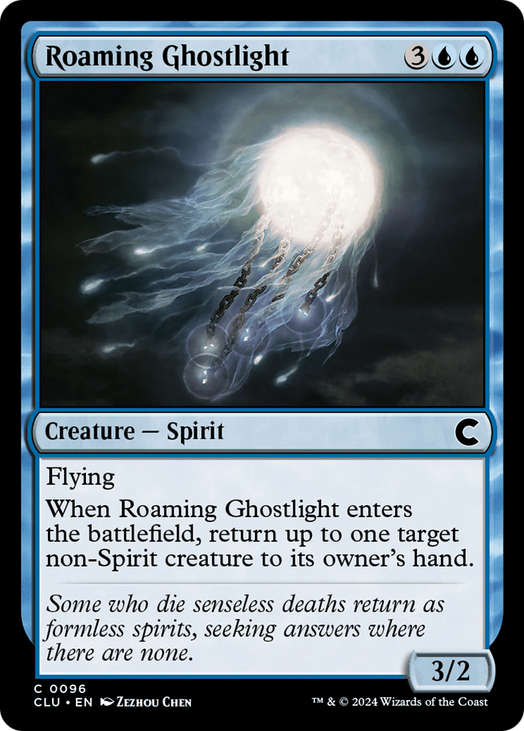Image of Roaming Ghostlight [Ravnica: Clue Edition]