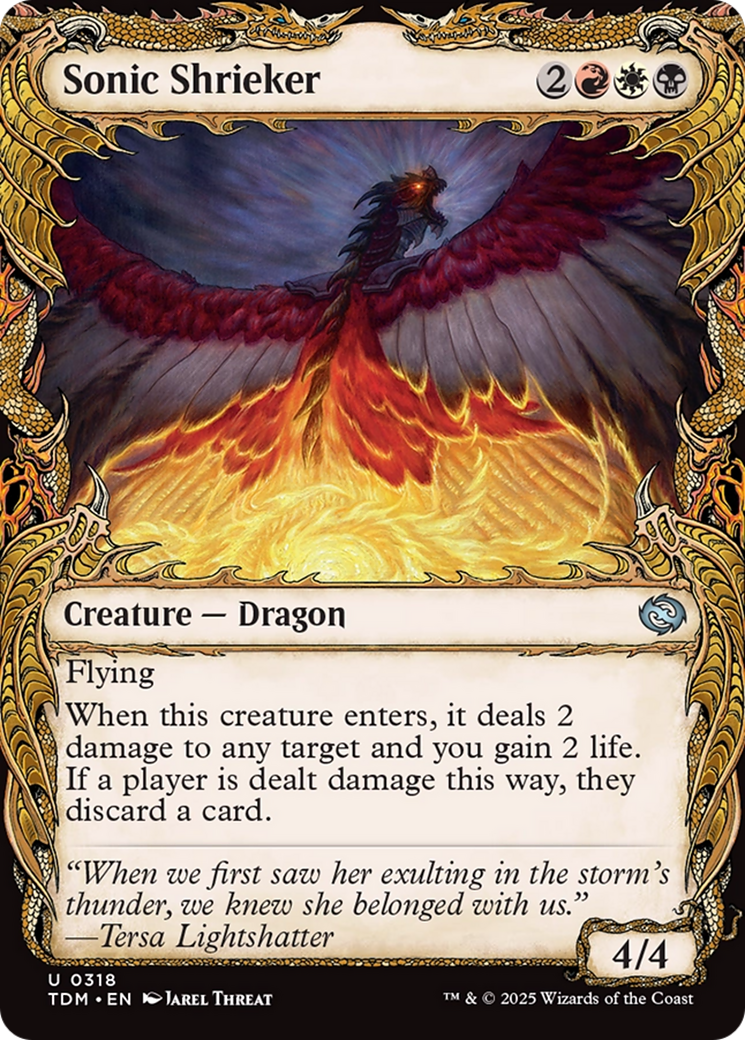 Image of Sonic Shrieker (Showcase) [Tarkir: Dragonstorm]