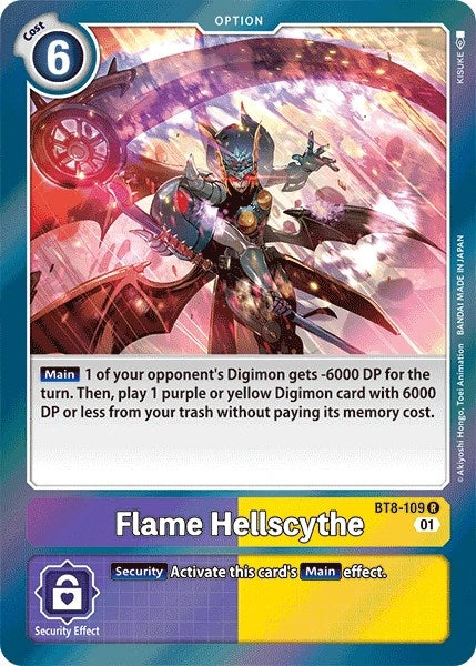 Image of Flame Hellscythe [BT8-109] [Revision Pack Cards]